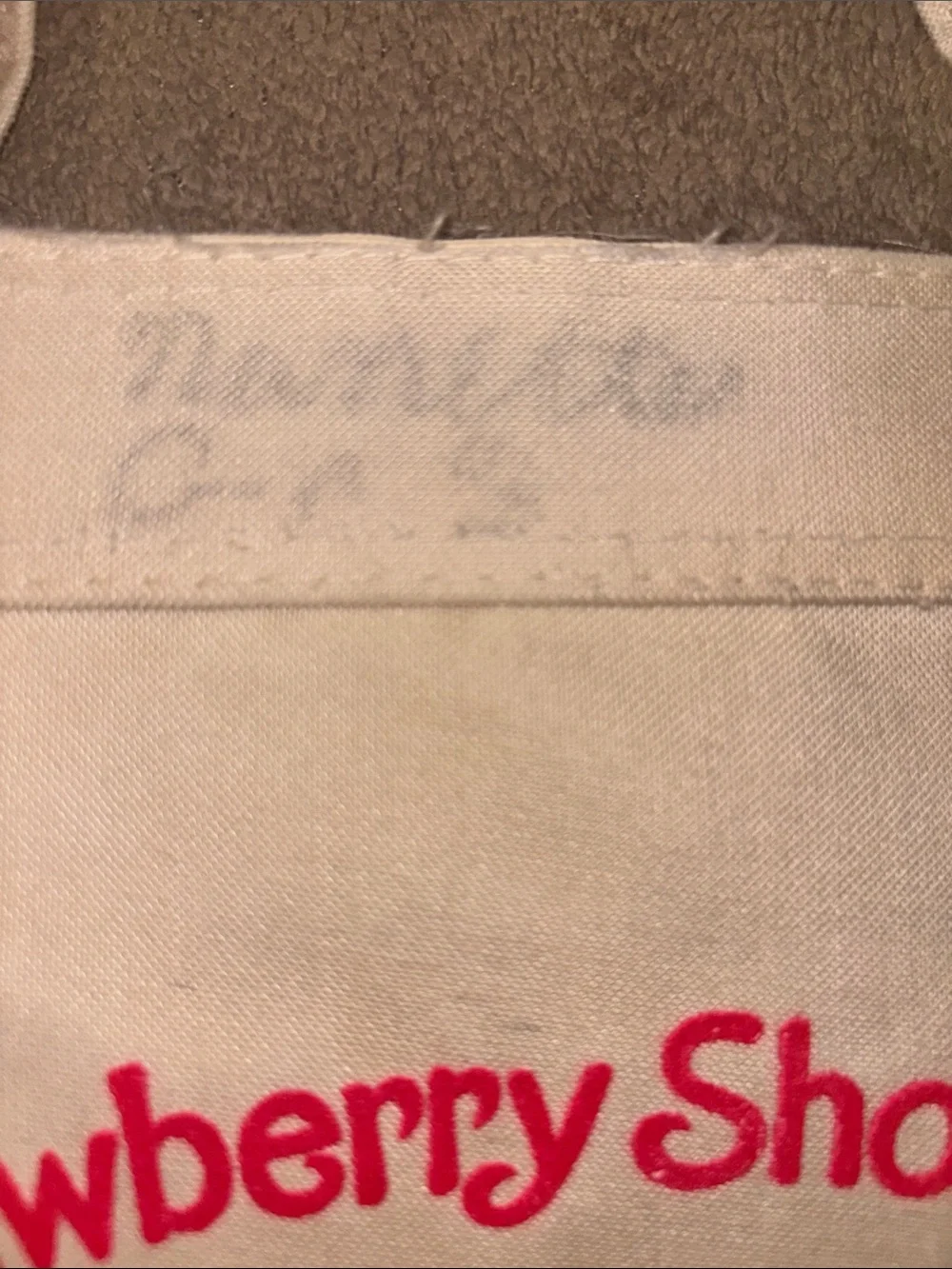 Vintage 1980’s Strawberry Shortcake Tote Bag